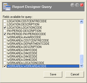 Changing a Reports Query Design 2