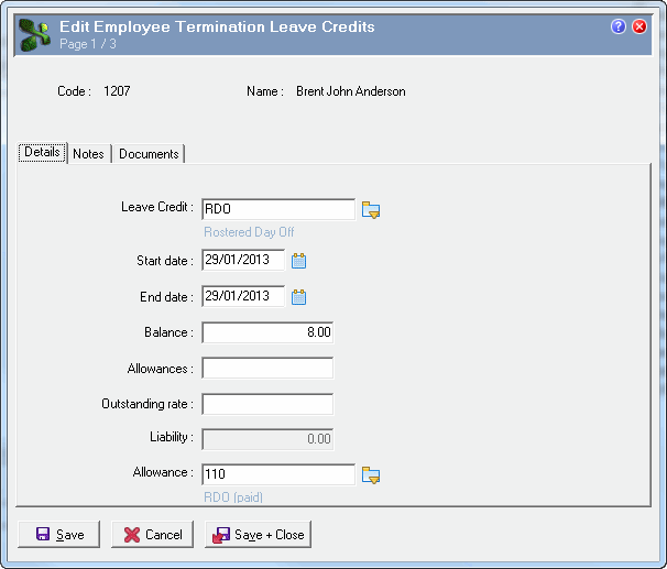 EmpTermLeaveCredits