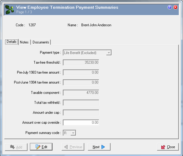 EmpTermPaySumm-Details-Brent