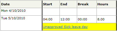 My Details / Employee Details