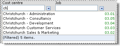 Lookup example