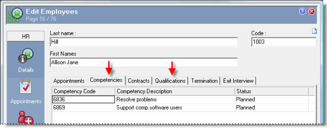 Competency outcome