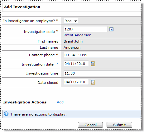 Investigator