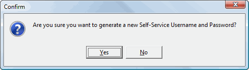 Generate Password for One Employee - Confirm