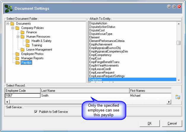 Check Document View - Document Settings