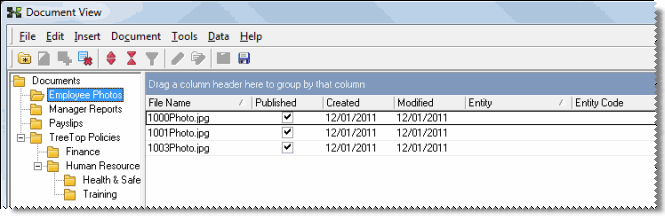 Employee Photos Folder