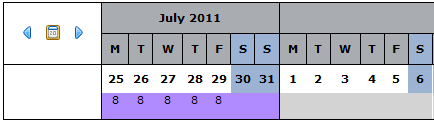 Approved timesheet
