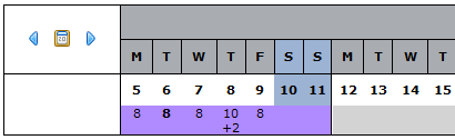 Approved timesheet