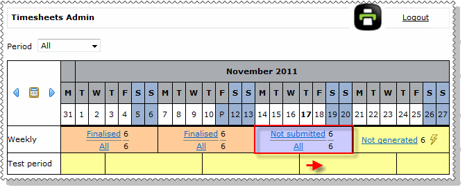 Timesheet two periods - 1