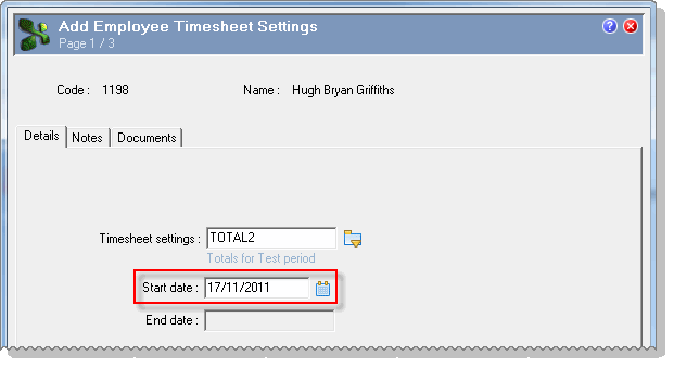 Timesheet second period 2