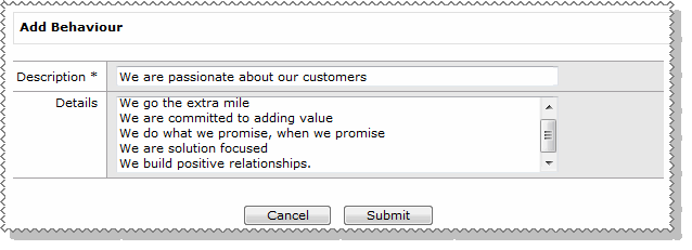 Add behaviour