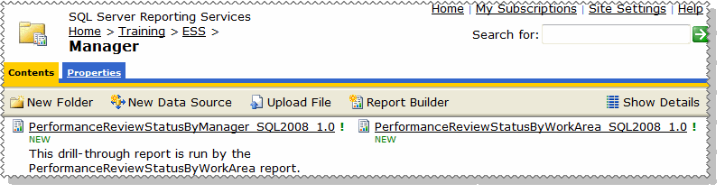 Reporting Services