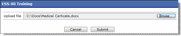 Upload file