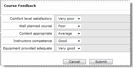 Course Feedback Form