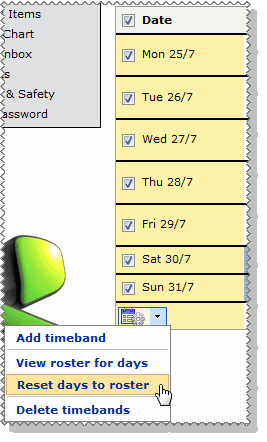 Action for multiple days