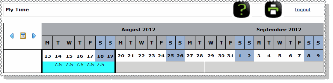 Ready for timesheet entry G2