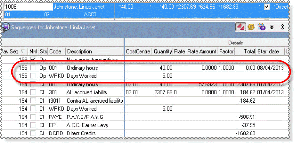 Check Standard Pay Sequence W2 - TVMan