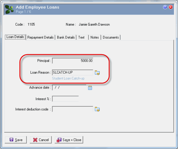 EmployeeLoan-LoanDetails